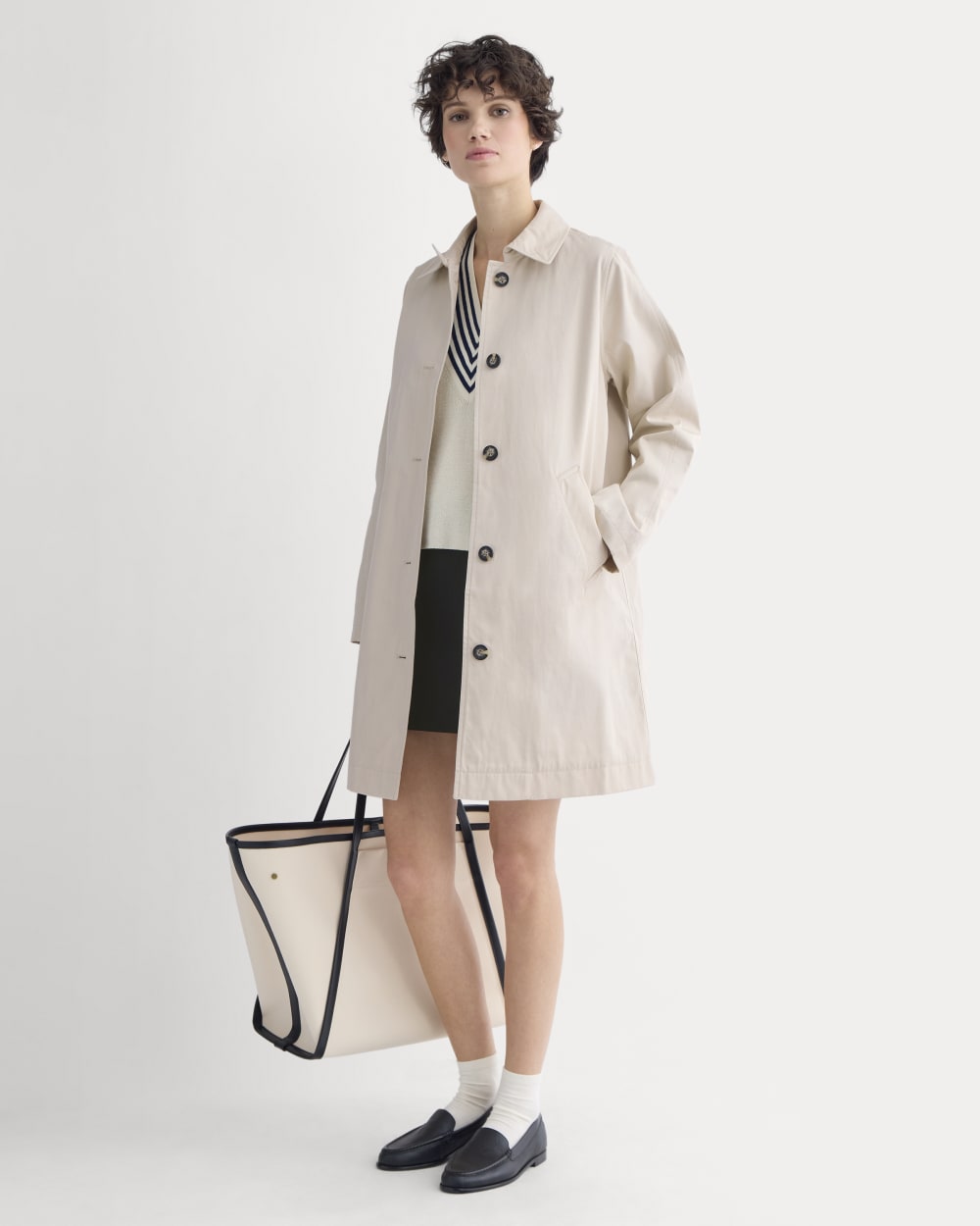 The Mac Coat in Peyote — front view