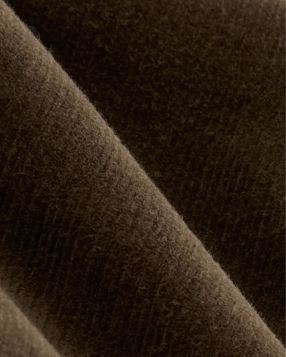 The Utility Barrel in Corduroy in Cocoa — detail view