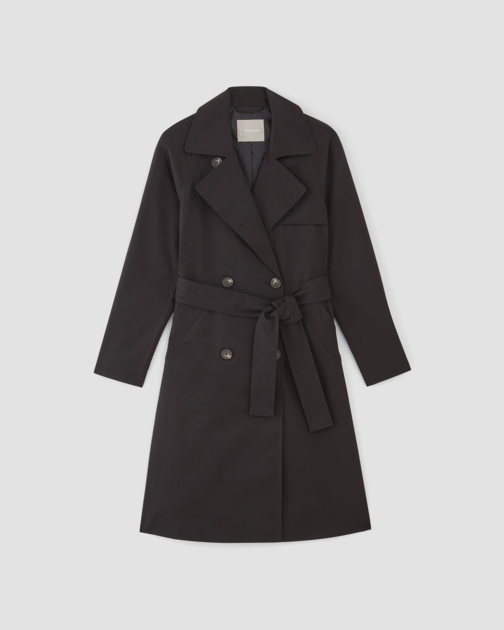 The Trench Coat in Black — alternate view