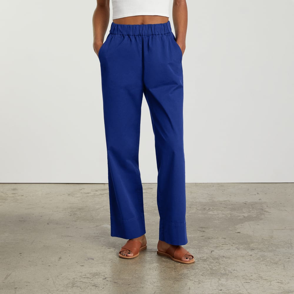 The Easy Pant in Cobalt — alternate view