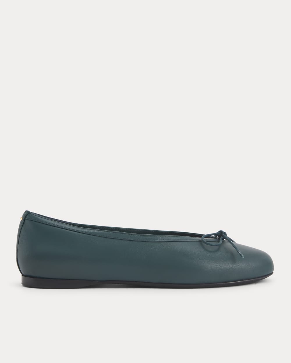 Made in Italy Ballet Flat in Juniper — front view