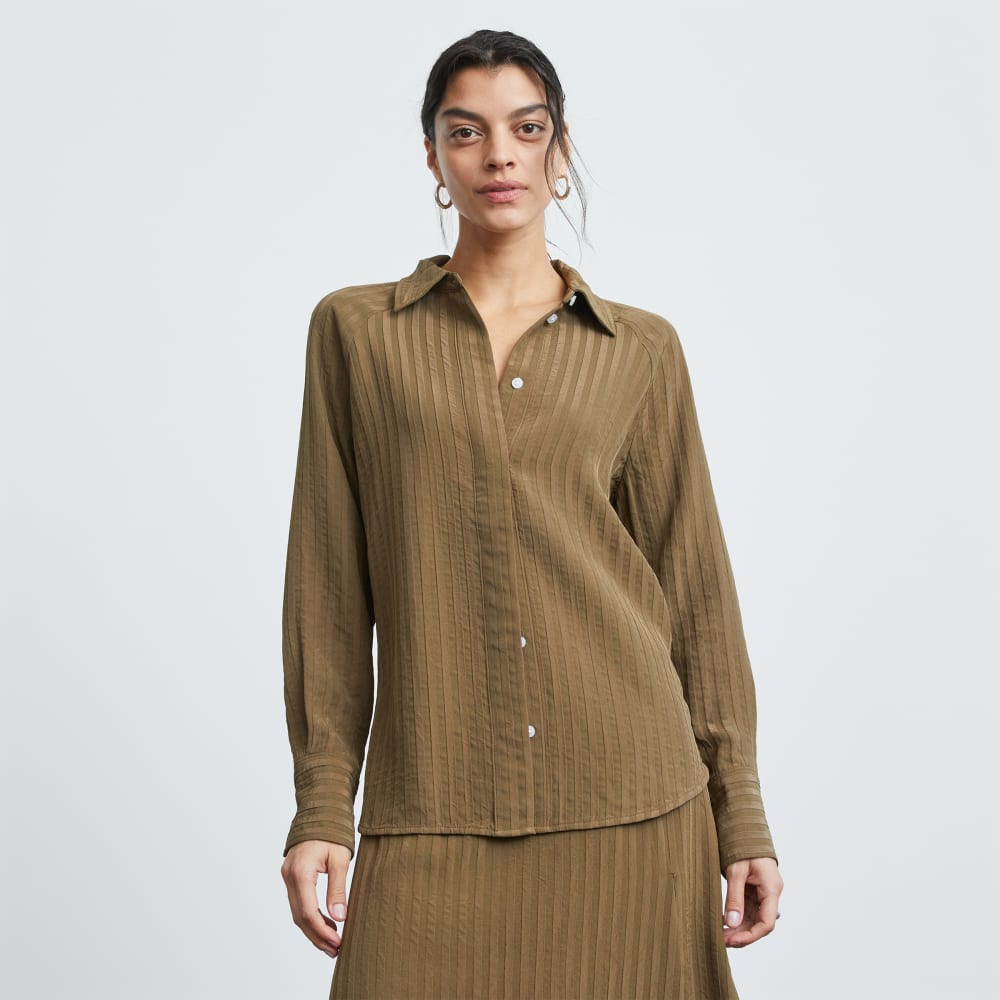 The City Stripe Shirt in Beech — front view