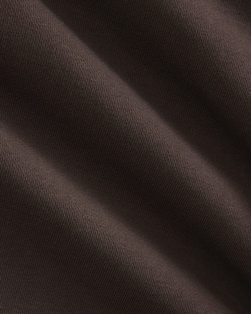 Luxe Fleece Wide-Leg Sweatpant in Dark Chocolate — detail view