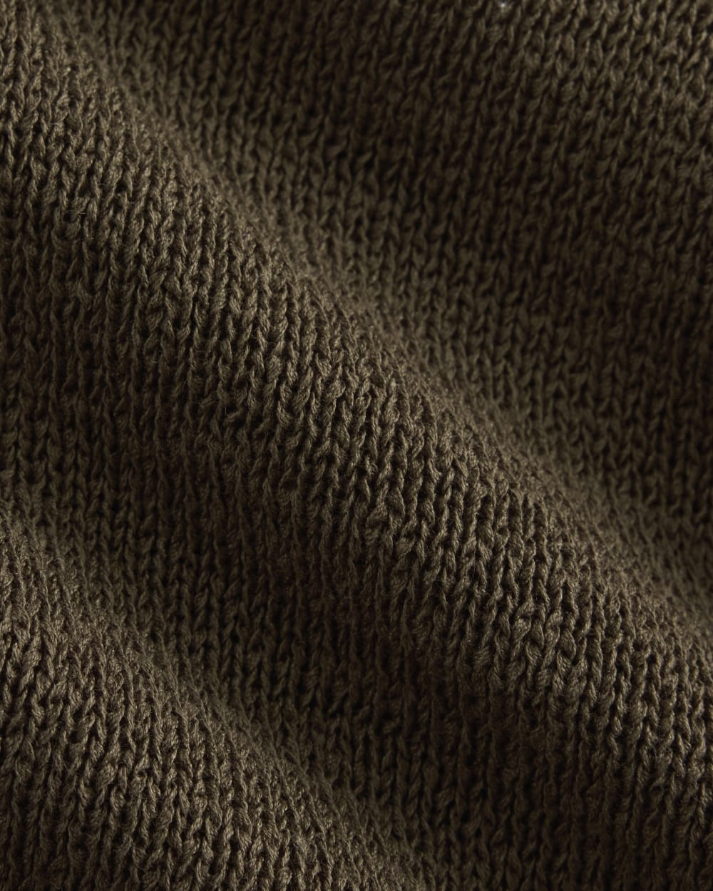 Racerback V-Neck Sweater in Beech — detail view