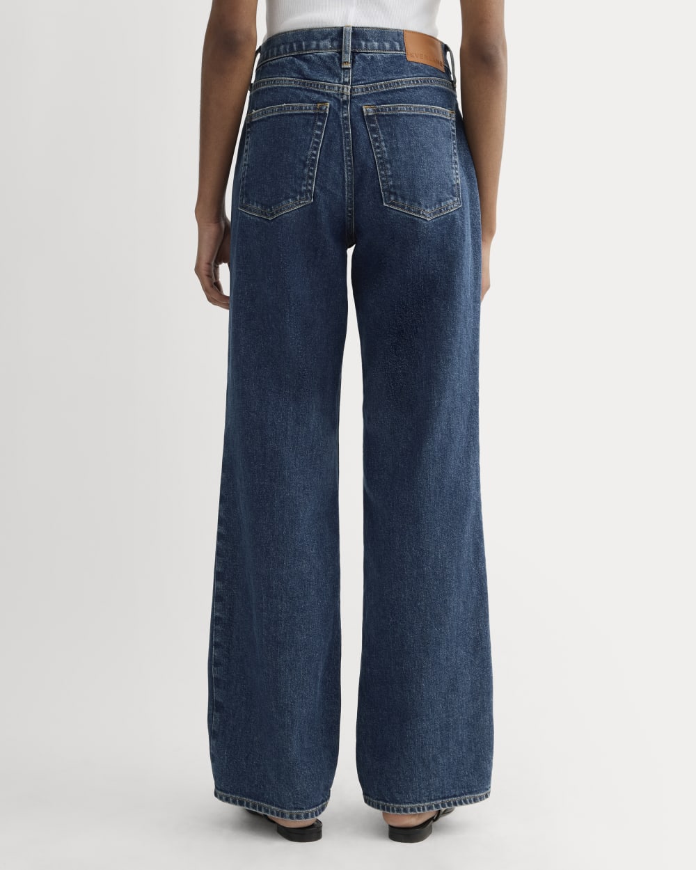 The ’90s Forever Jean in Dark Indigo — detail view