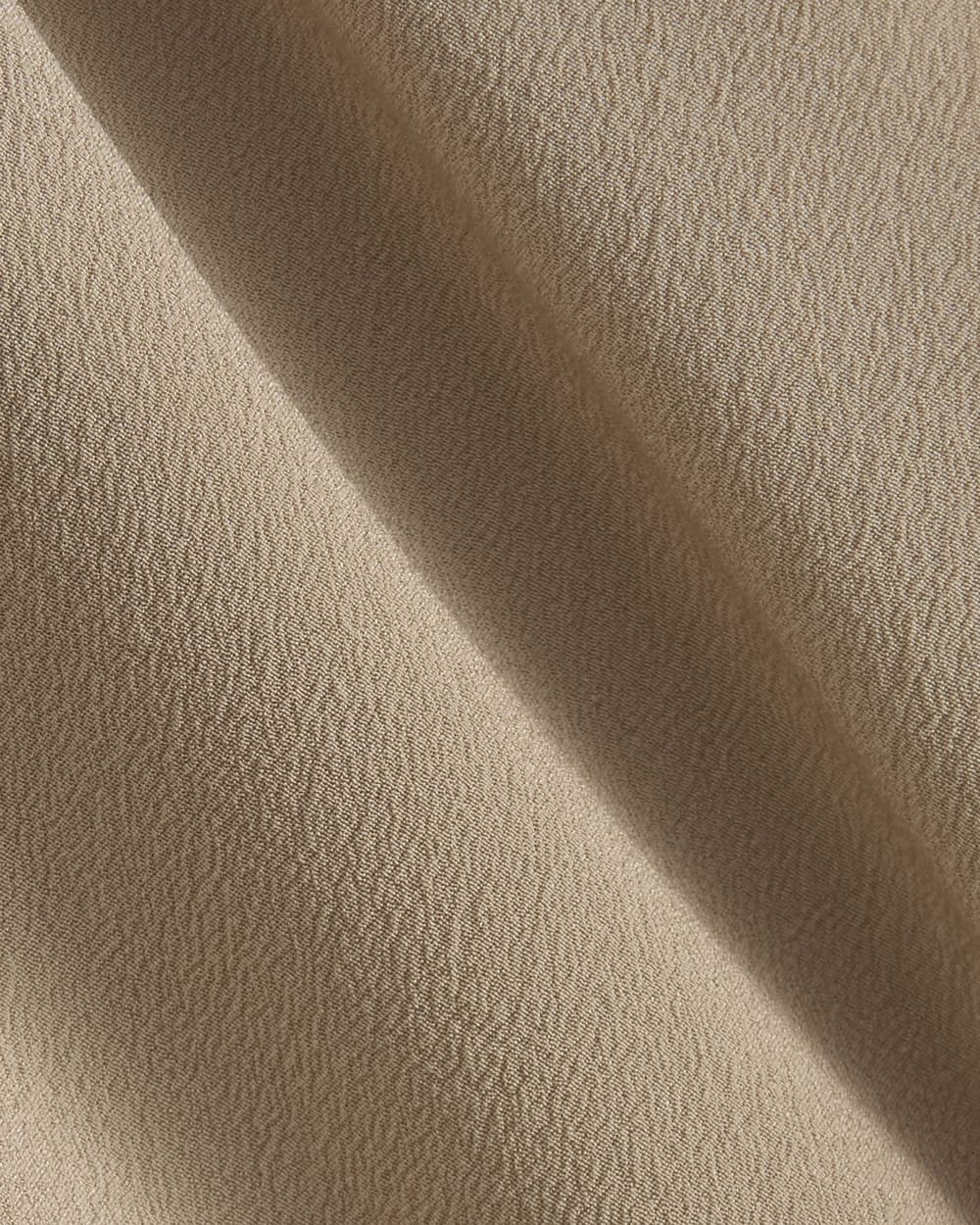 The Must-Have Shirt in Washable Silk in Burnt Sugar — detail view