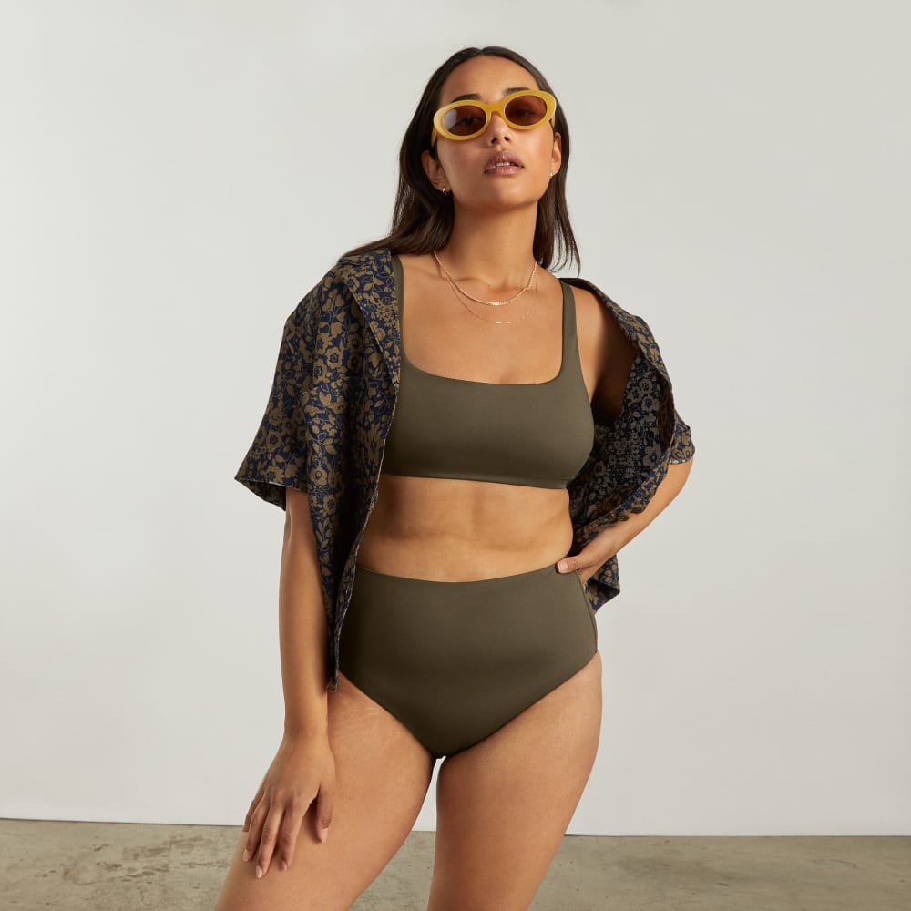 The High-Rise Hipster Bottom in Beech — detail view