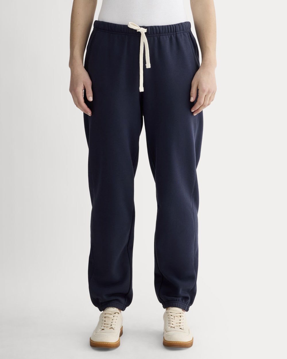 The Off-Duty Jogger in Navy — detail view