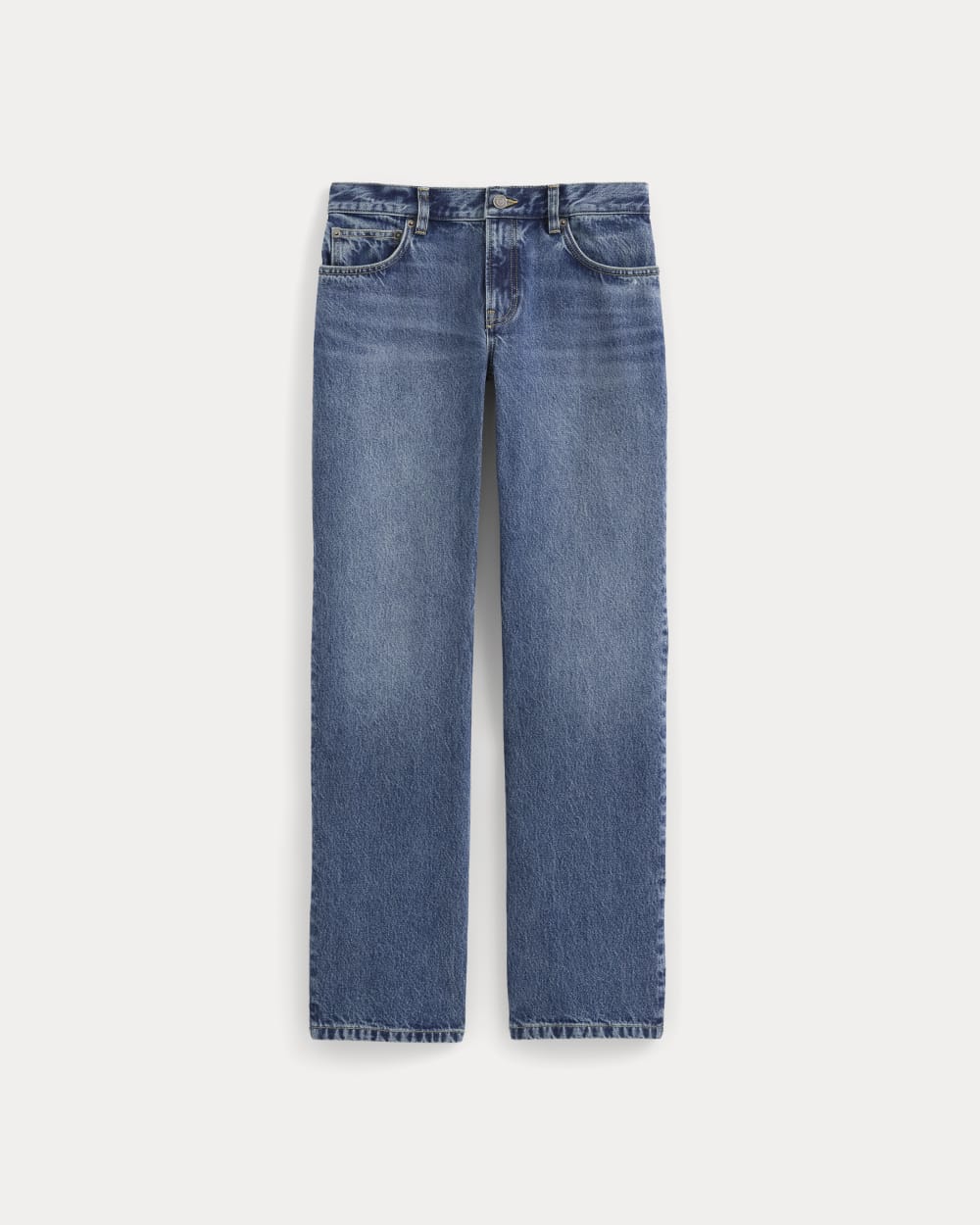 Everlane x Elena Bonvicini La Brea Low-Rise Baggy Jean in Blue Bird Indigo — alternate view