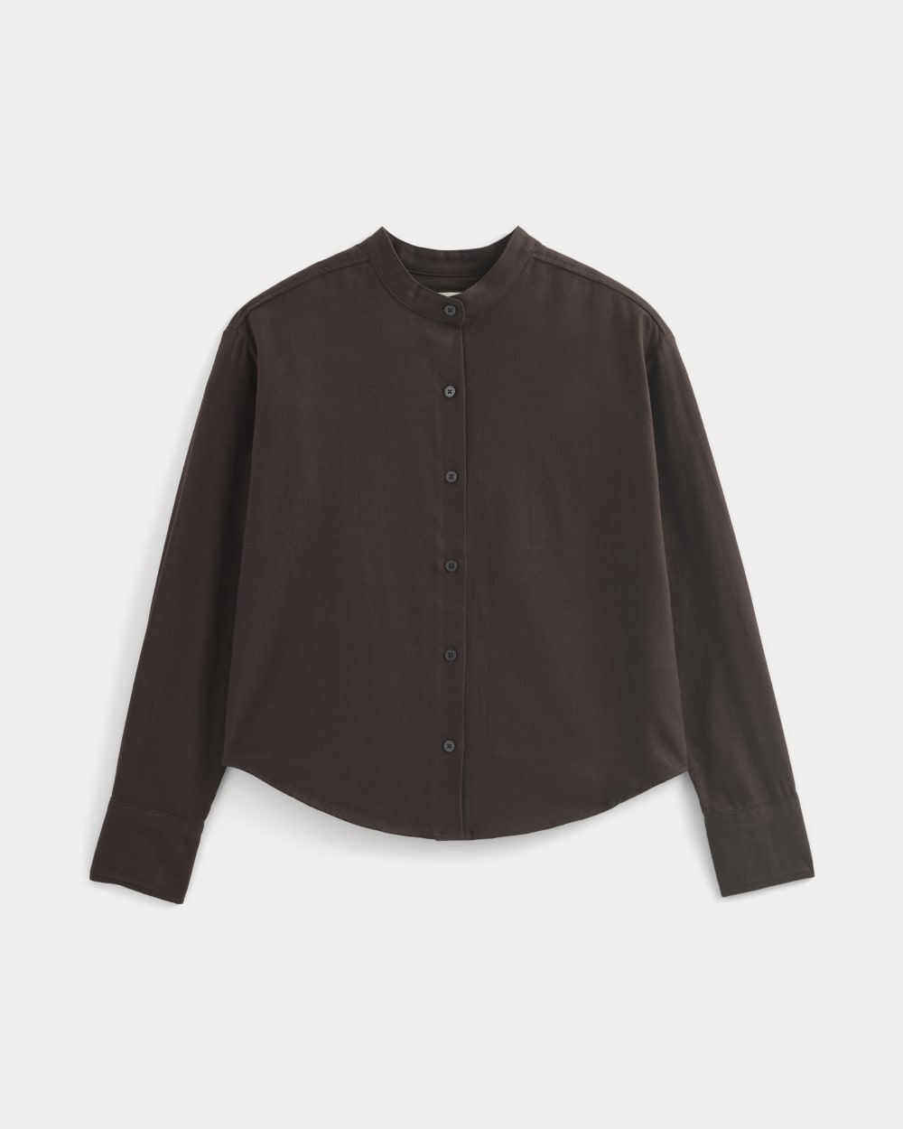 Flannel Shirt in Dark Chocolate — alternate view