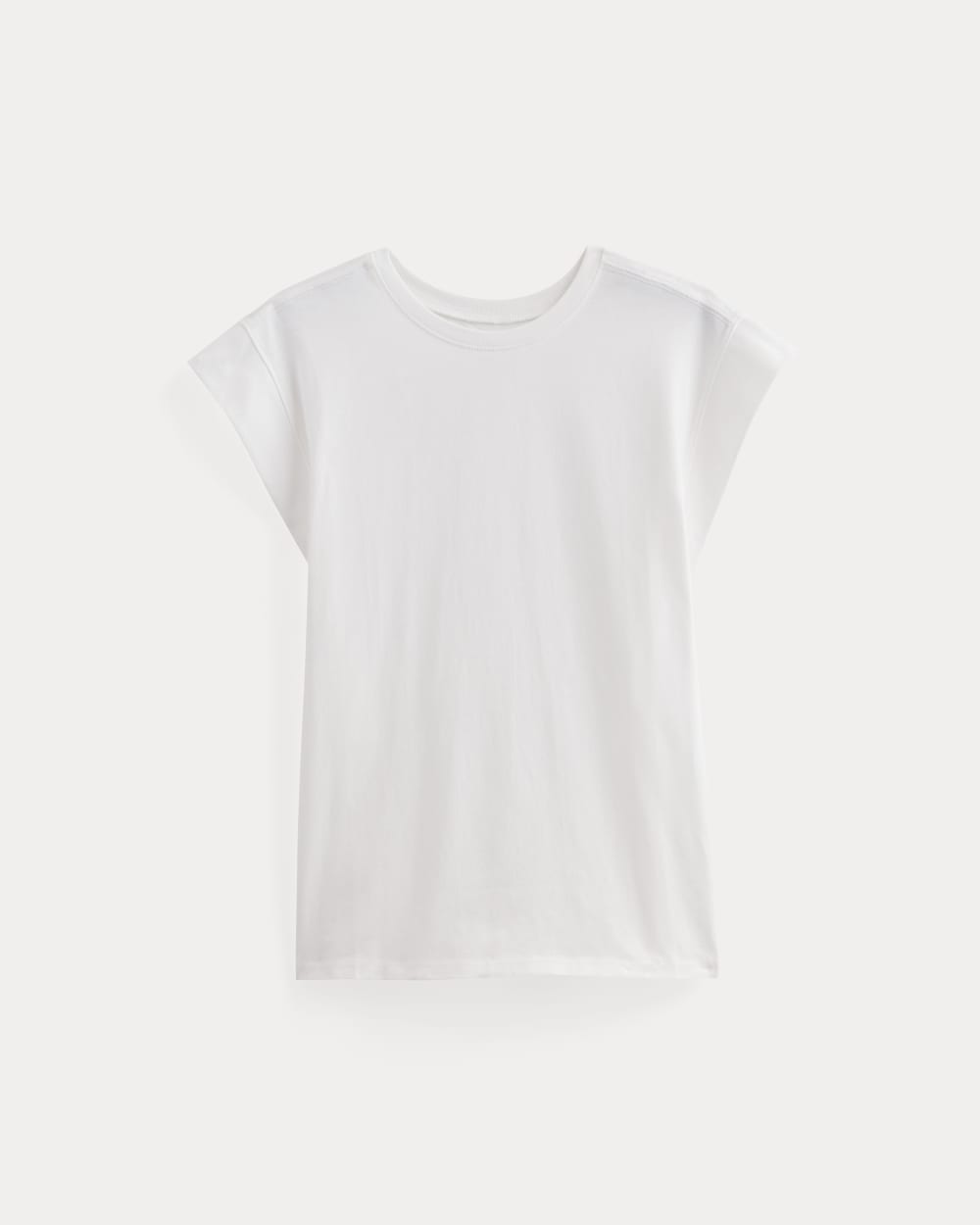 The Muscle Tee in Essential Cotton in White — alternate view