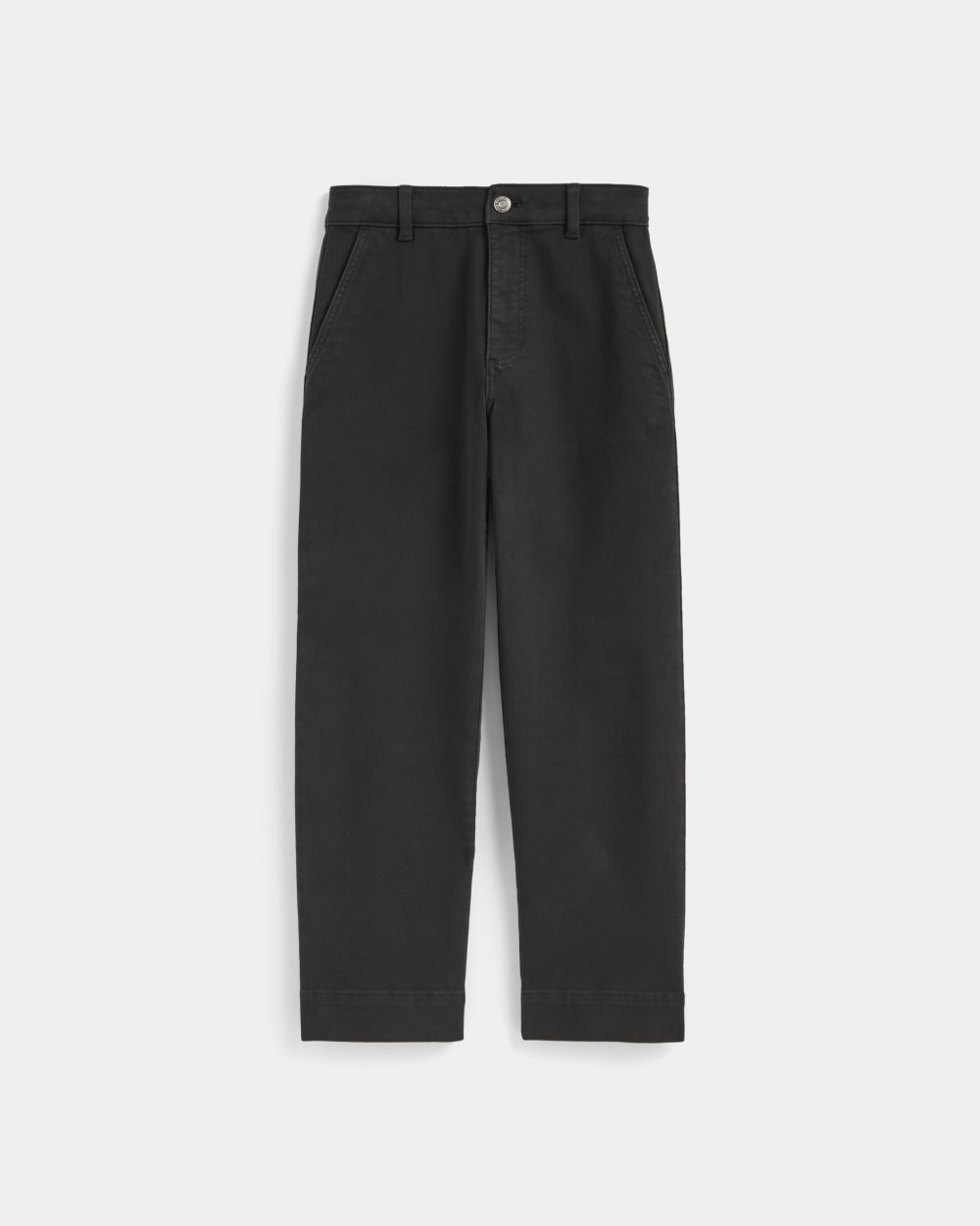 The Utility Straight-Leg Pant in Black — alternate view