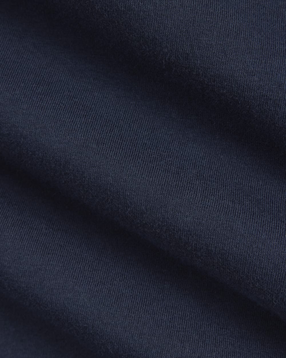 The Tank in Essential Cotton in Navy — detail view