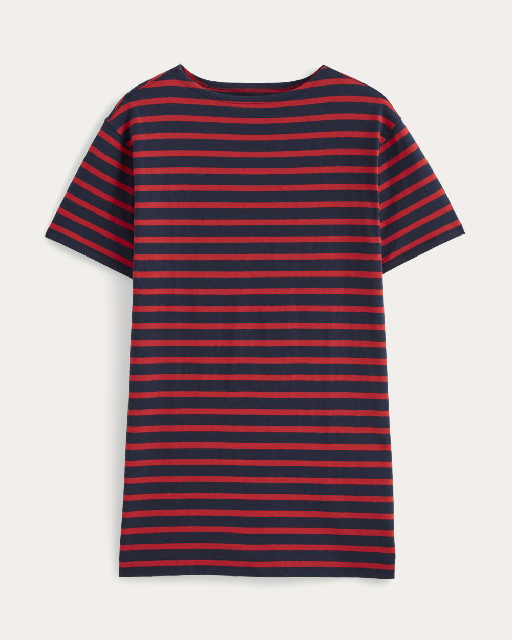 The Mariner Dress in Navy / Classic Red — alternate view