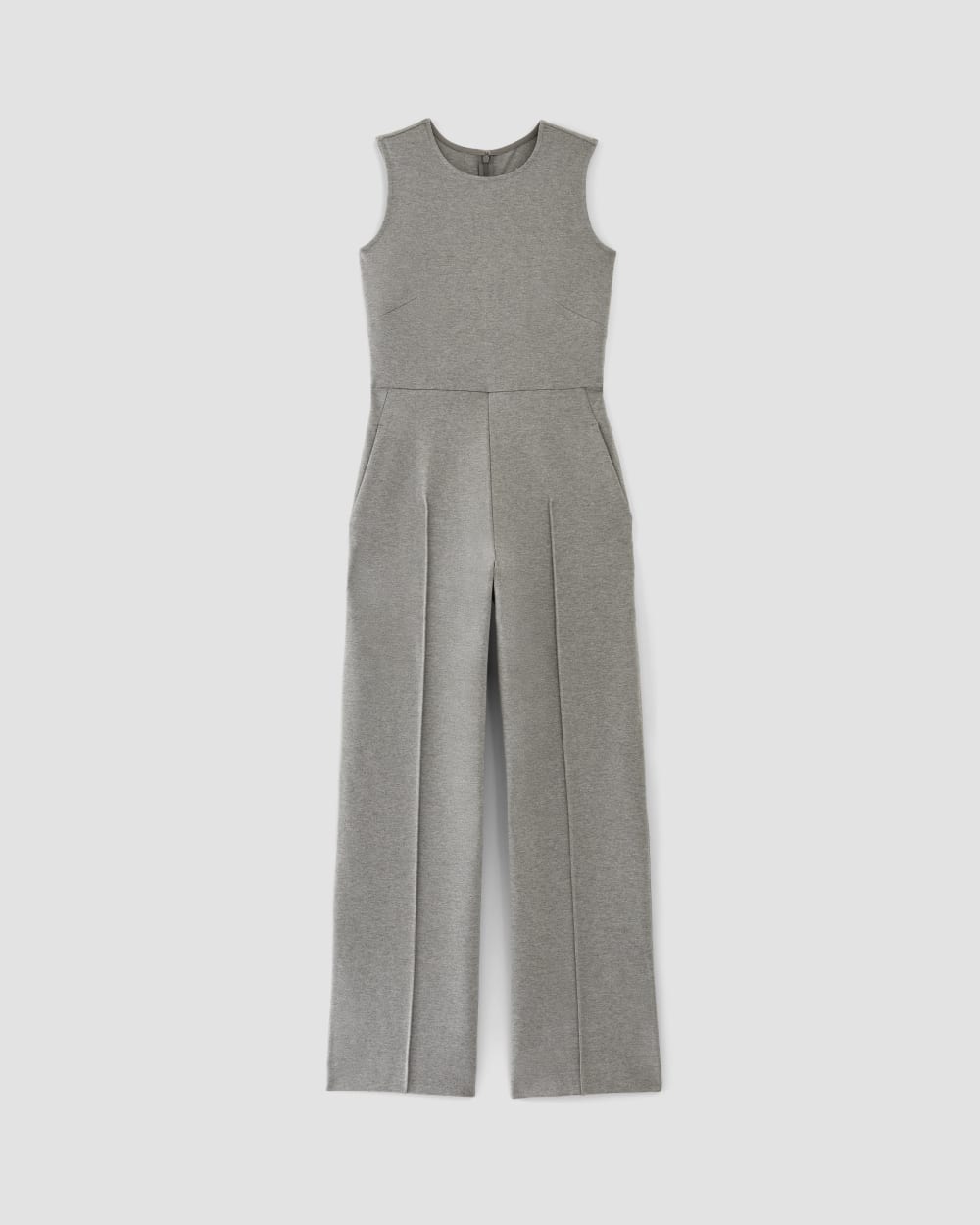 The Dream Jumpsuit in Mid Heather Grey — alternate view