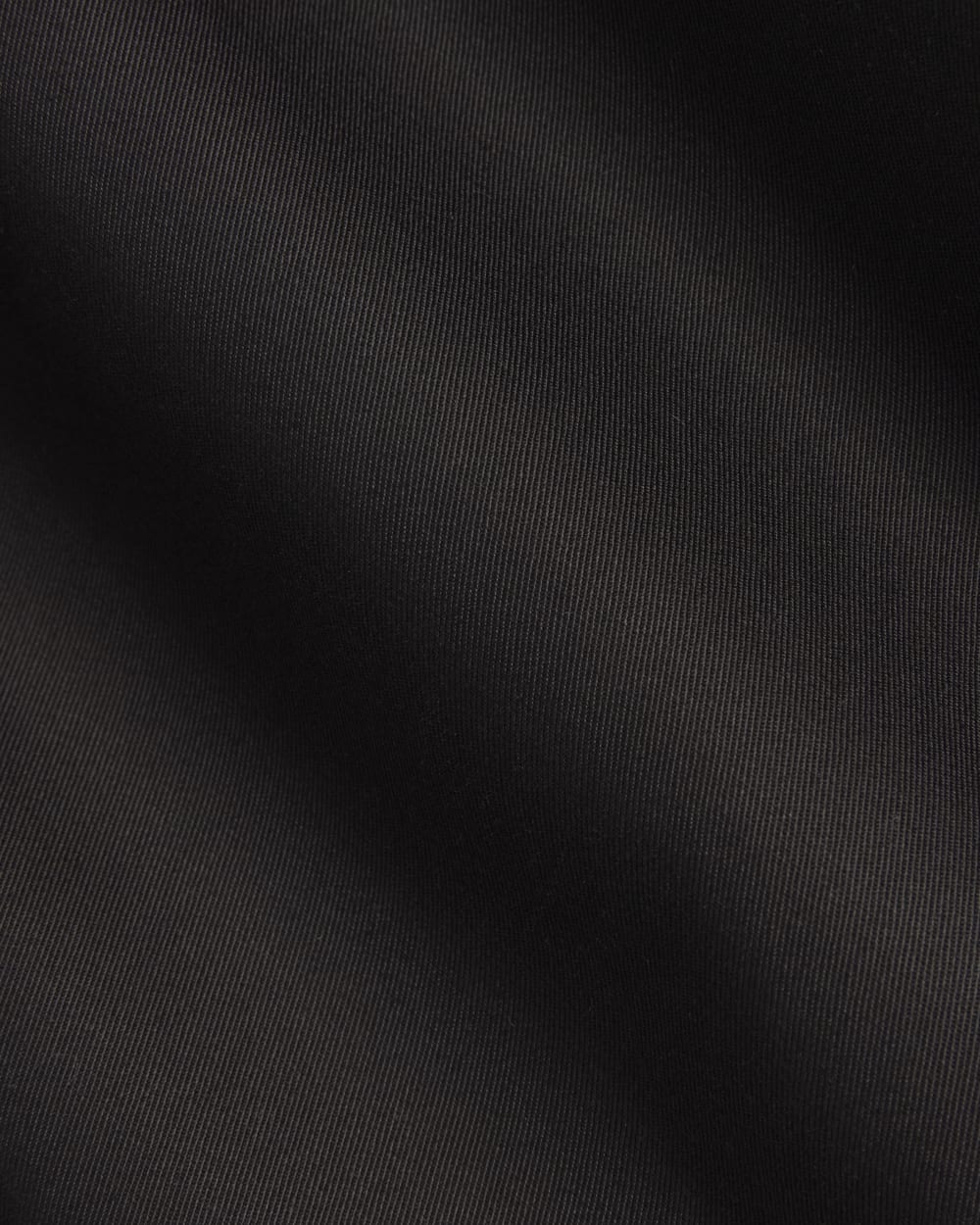 The Mac Coat in Black — detail view