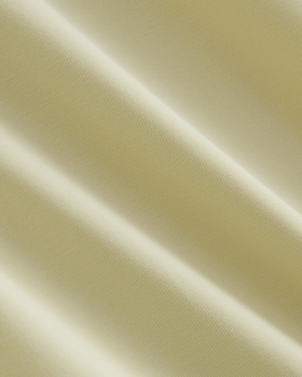 Midi Tee Dress in Butterknit in Light Yellow — detail view
