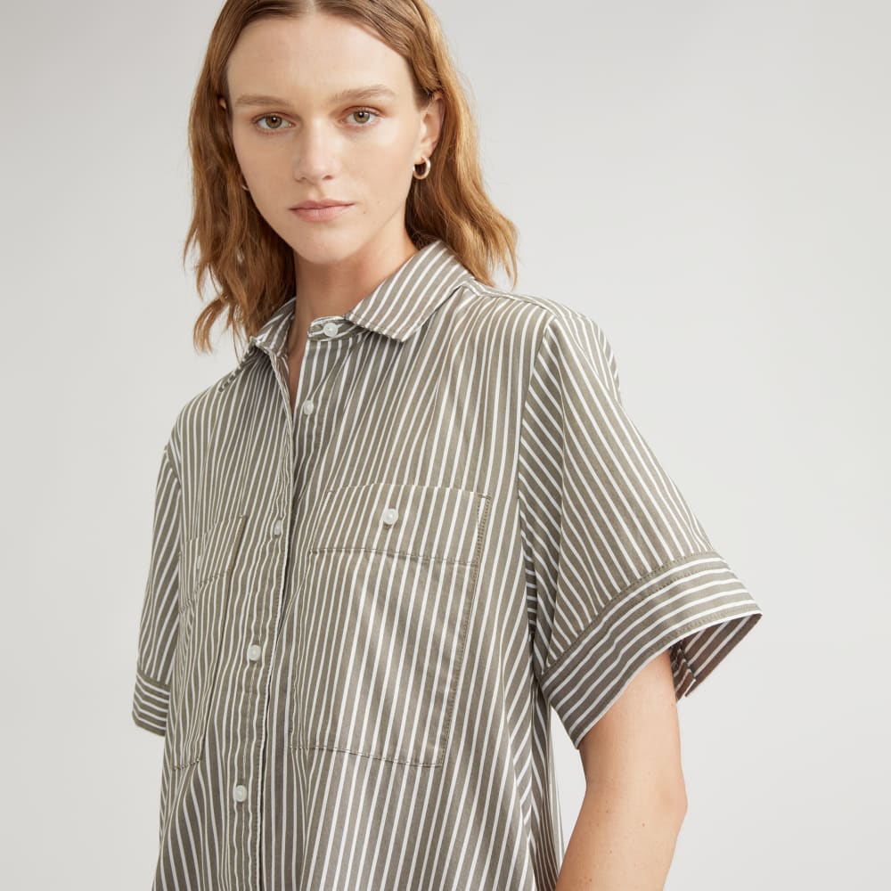 The Daytripper Dress in Kalamata / Canvas Tan — detail view