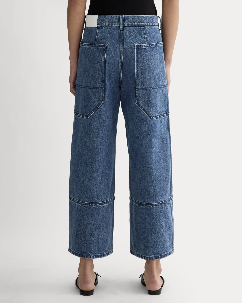 The Way-High® Gardener Cropped Jean in Diamond Stone — detail view