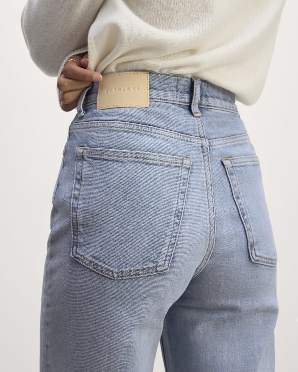The Way-High® Jean in Salt Water — detail view