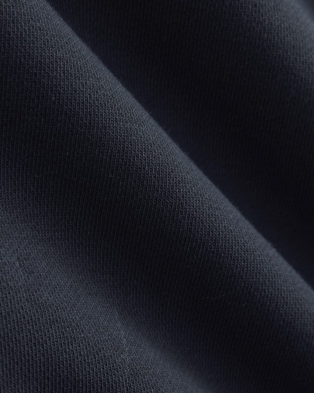 Luxe Fleece Sweatshirt in Navy — detail view