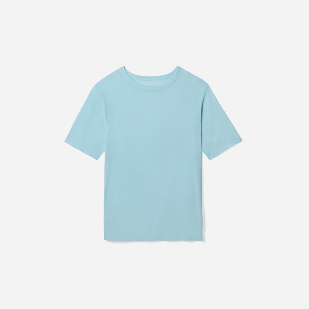 The Air Tee in Ice Blue — front view