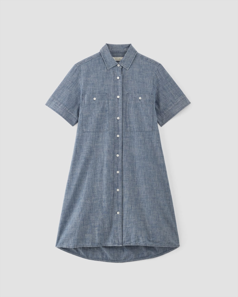 The Daytripper Dress in Ivy Blue ReChambray — alternate view