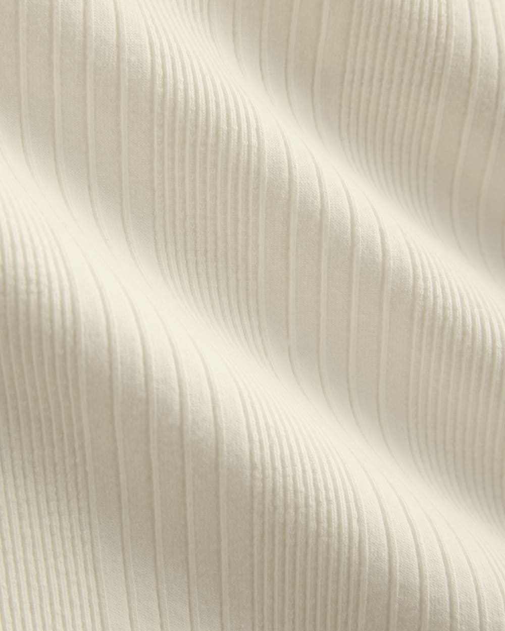 Lounge Rib Tank in Bone — detail view