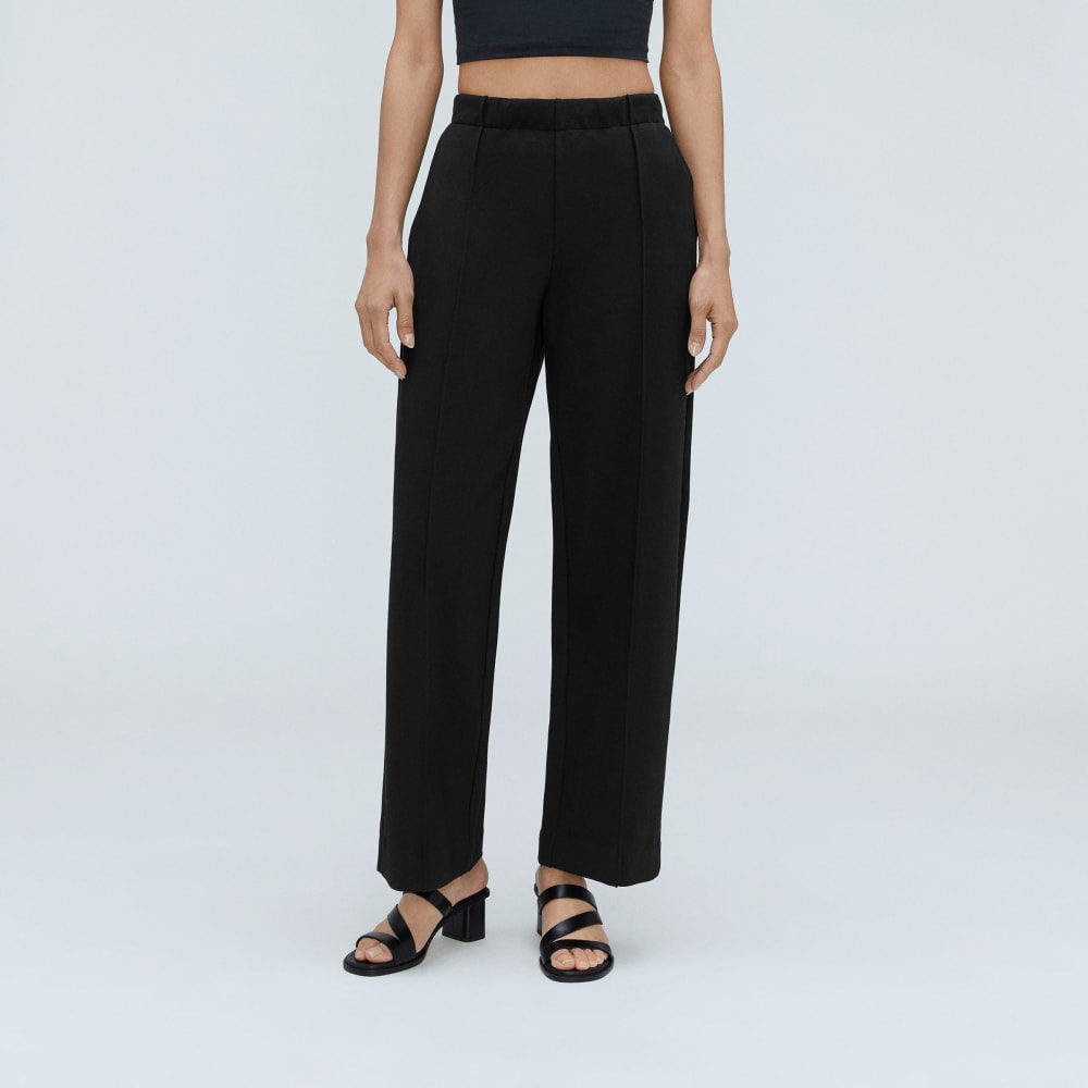 The Wide Leg Dream Pant® in Black — detail view