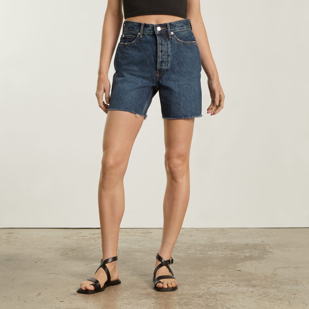The Way-High® Jean Short in Waterfall — front view
