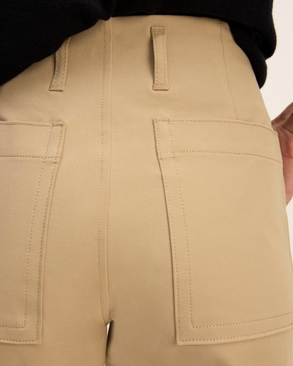 The Bi-Stretch Utility Pant in Cornstalk — detail view