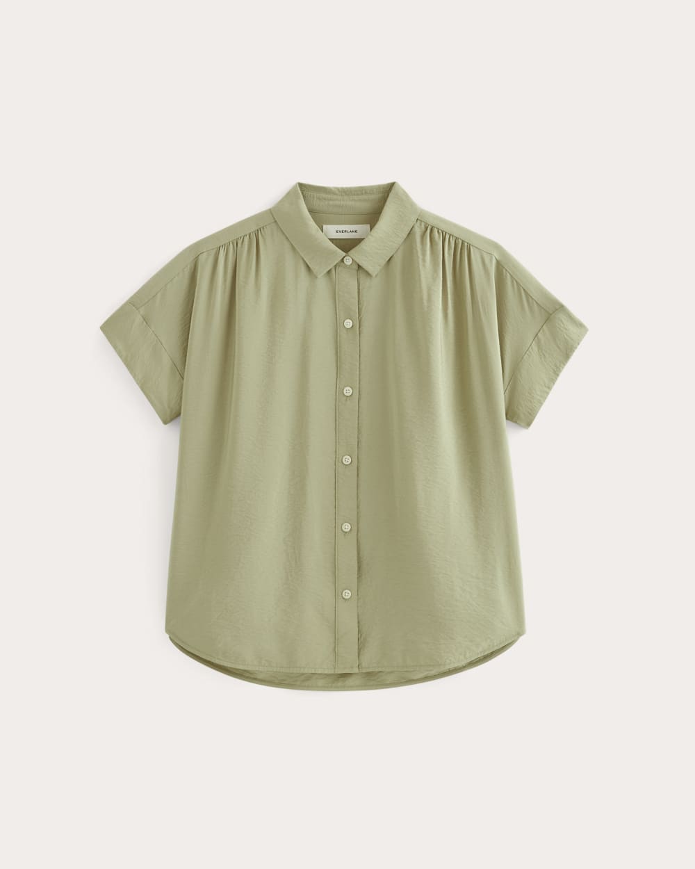 The Square Shirt in SoftLuxe in Eucalyptus — alternate view