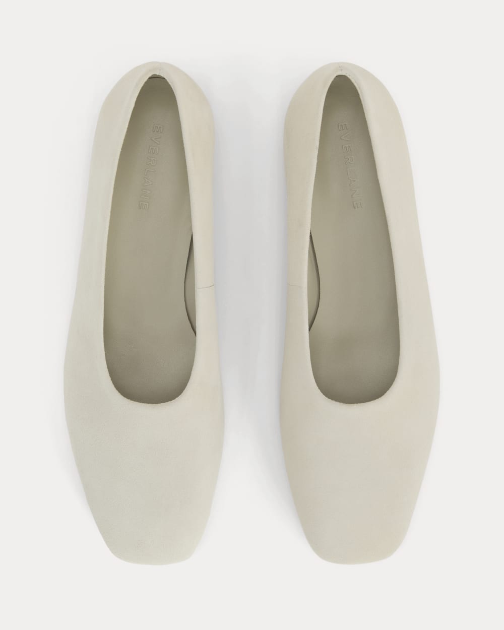 Gallery Square-Toe Flat in Peyote — detail view