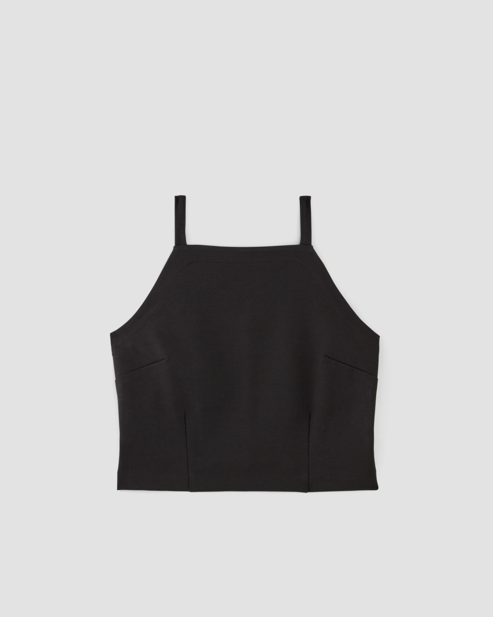 The Dream High-Neck Tank in Black — alternate view