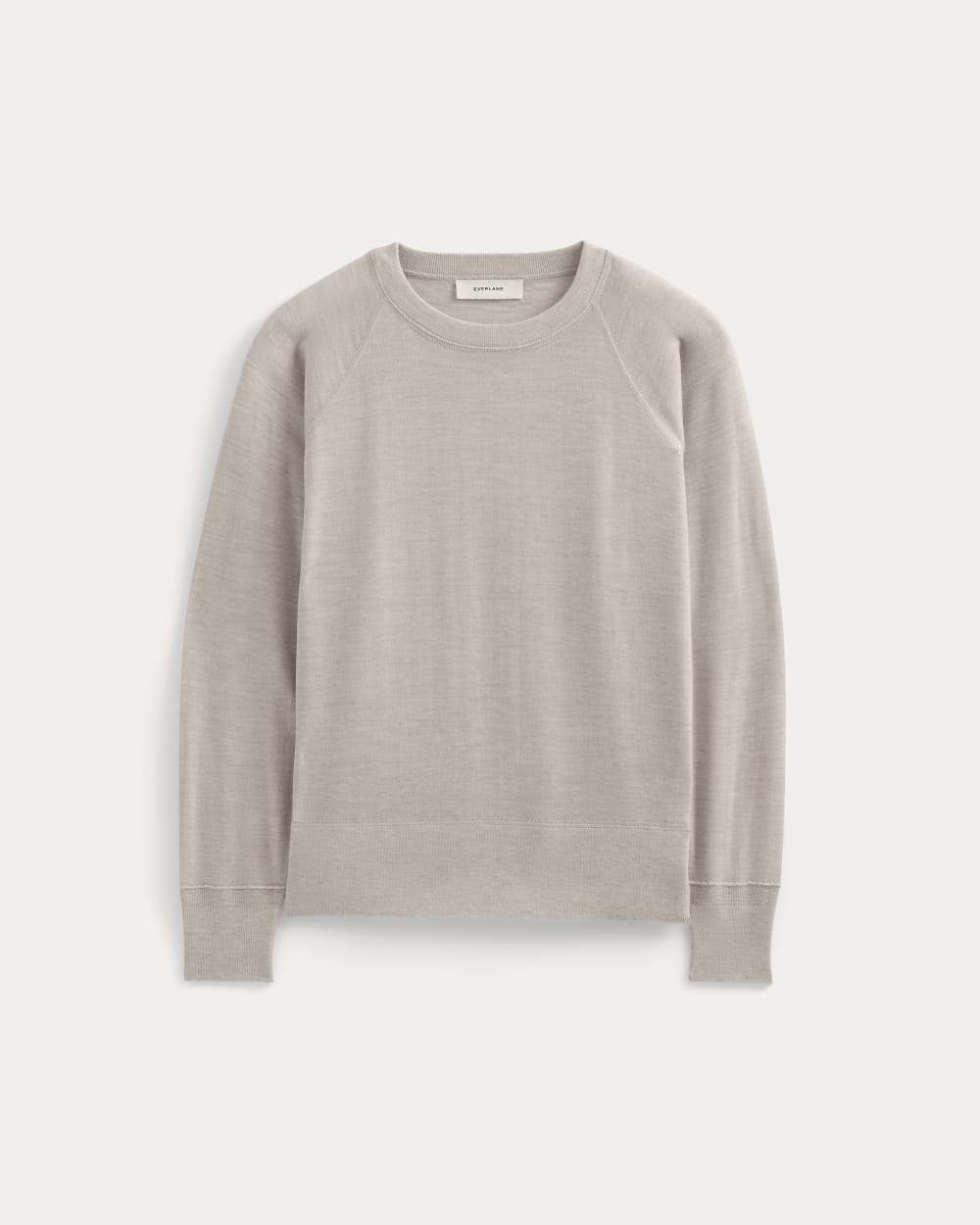 Raglan Sweater in Ultrasoft Merino in Heathered Oat — alternate view