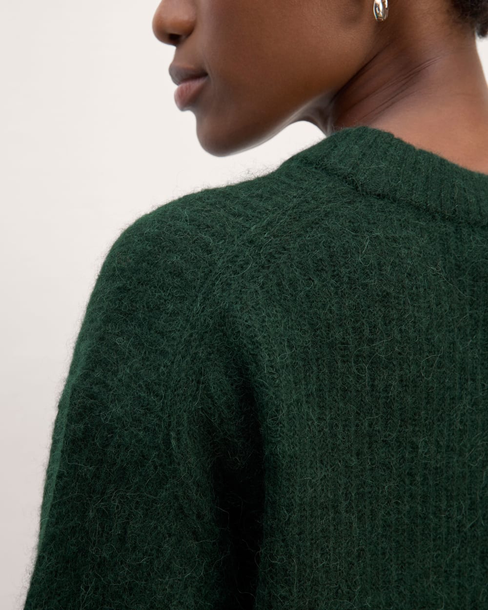 The Cocoon Crew in Alpaca in Scarab — detail view