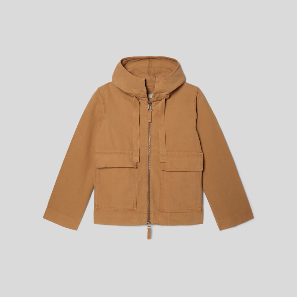 The Canvas Organic Cotton Anorak in Cappuccino — alternate view