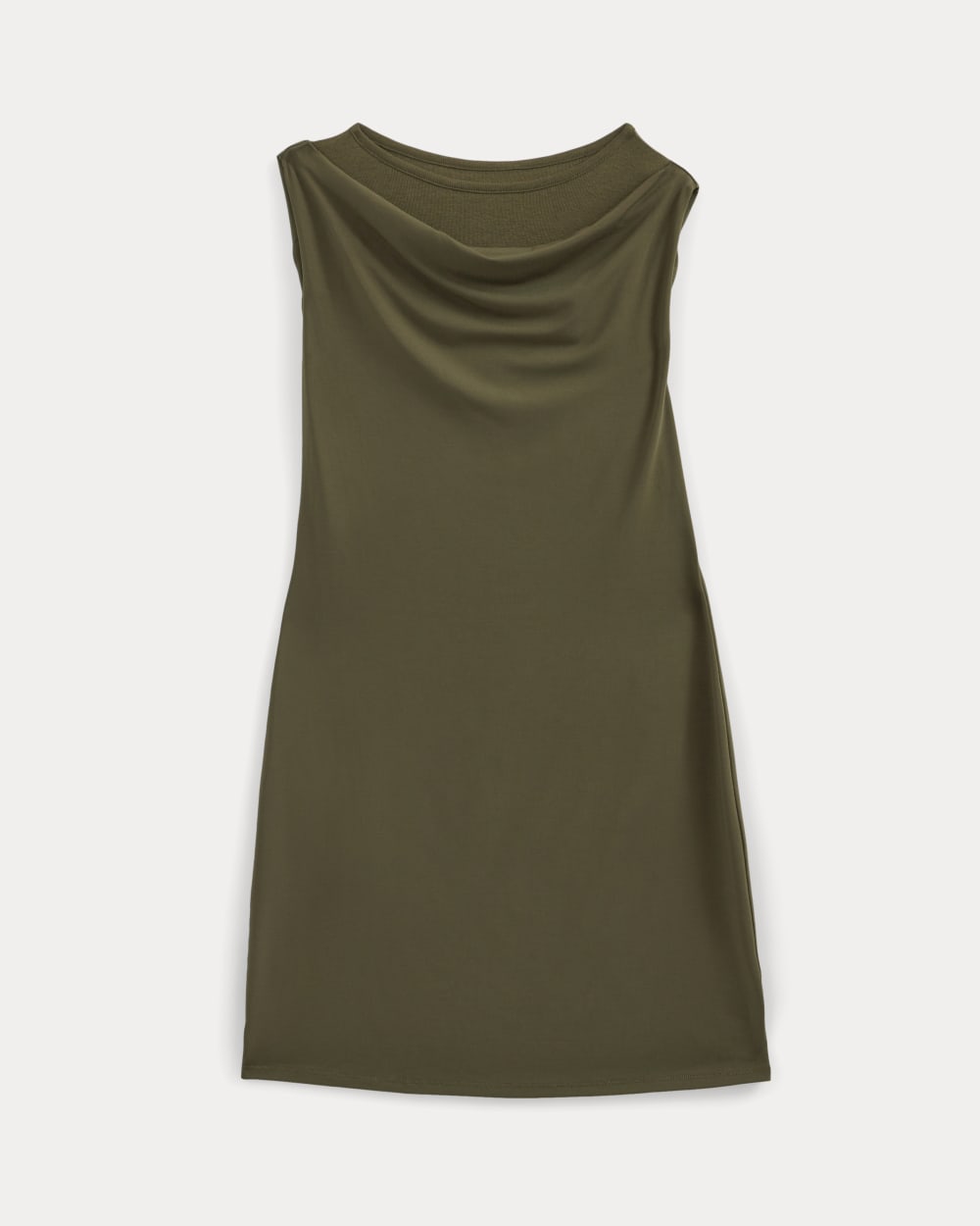 Cowl Neck Mini Dress in Beech — alternate view