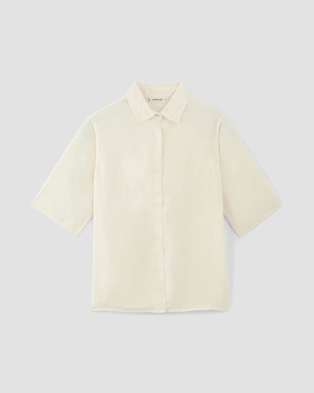 The Short-Sleeve Shirt in Butterlite in Bone — alternate view