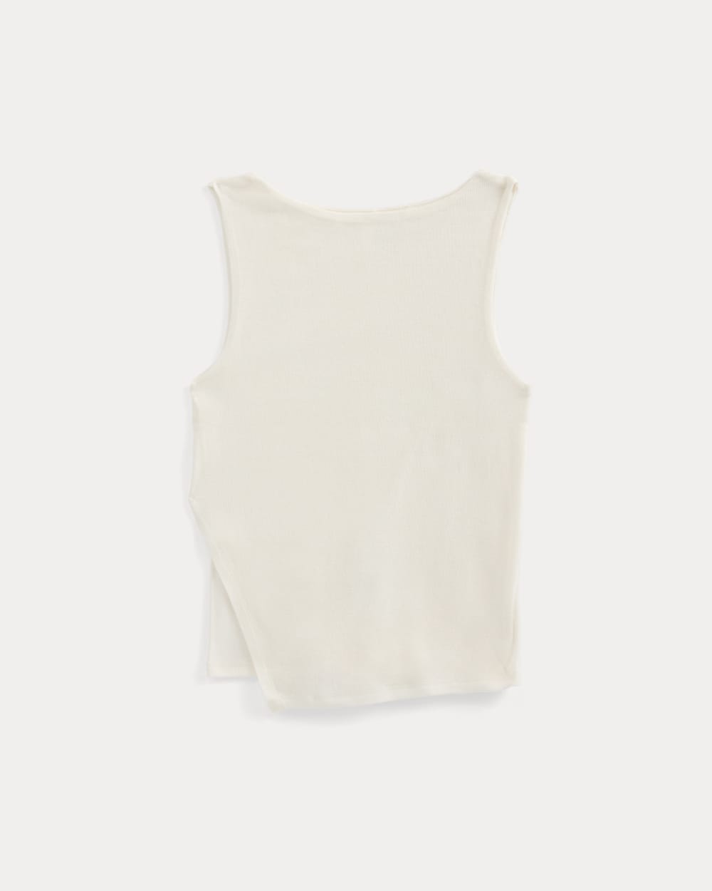 Tissue Boatneck Tank in Bone — alternate view