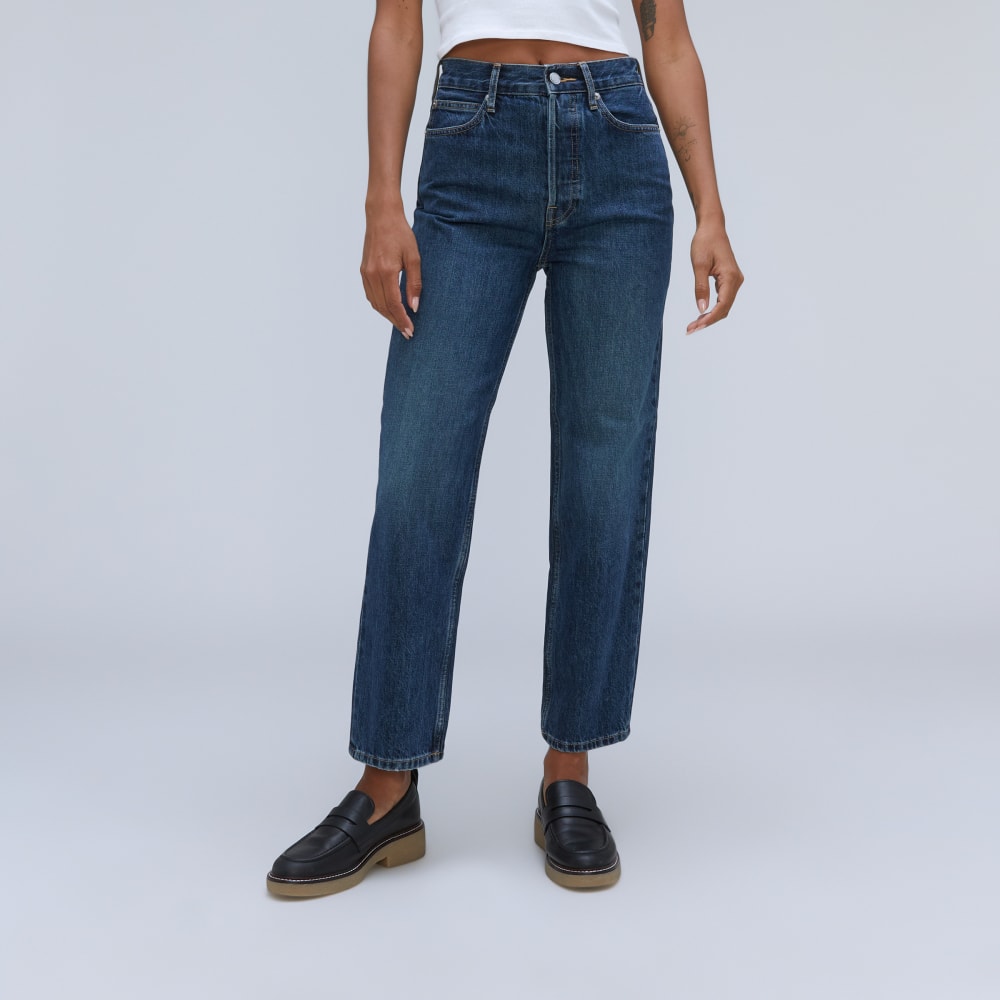 The Rigid Way-High® Jean in Rich Indigo — detail view