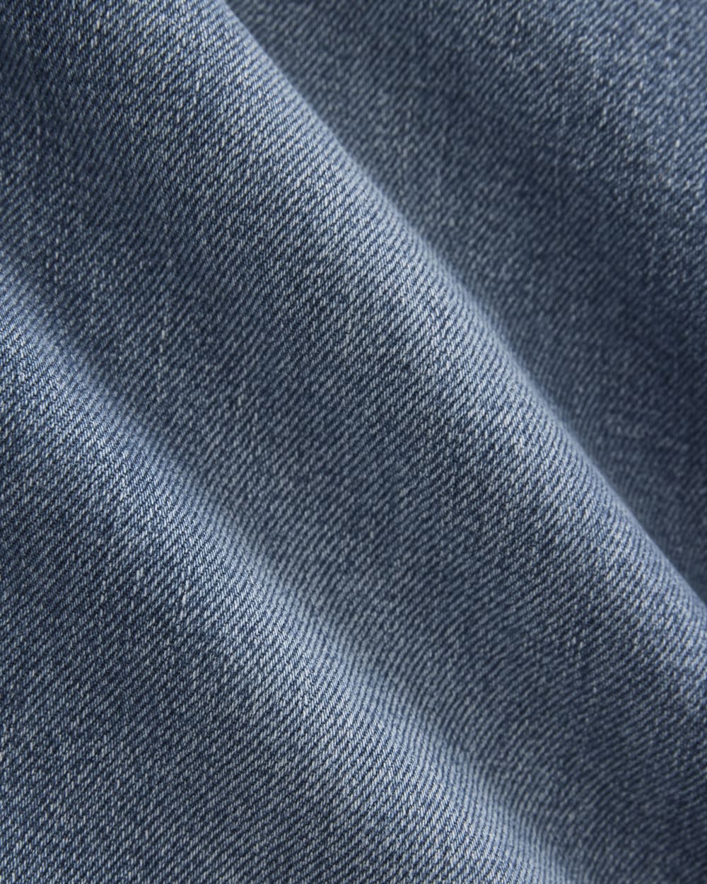 High-Rise Kick Flare Jean in Washed Indigo — detail view