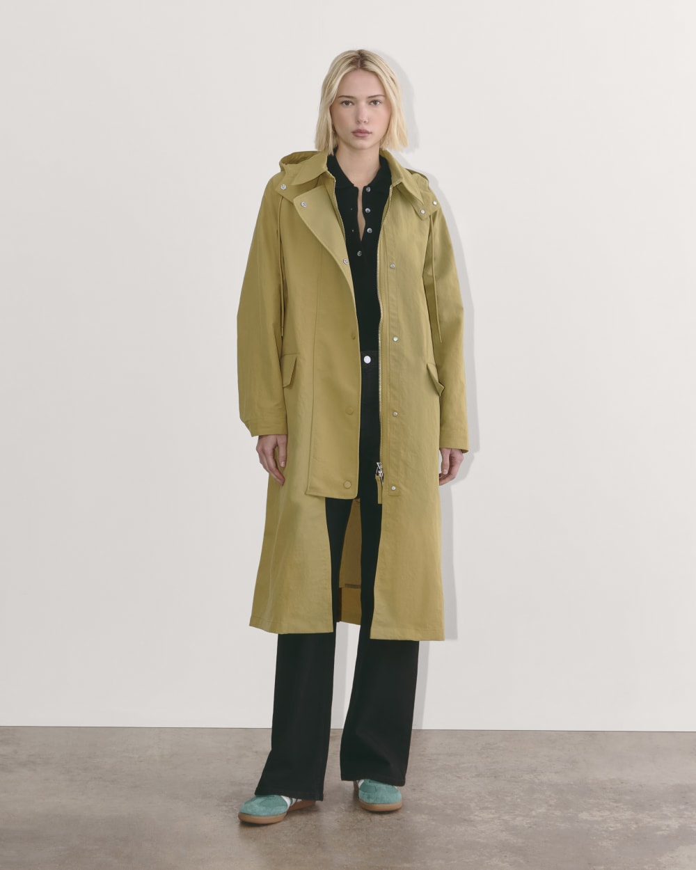 The Oversized Anorak in Fennel Seed — front view