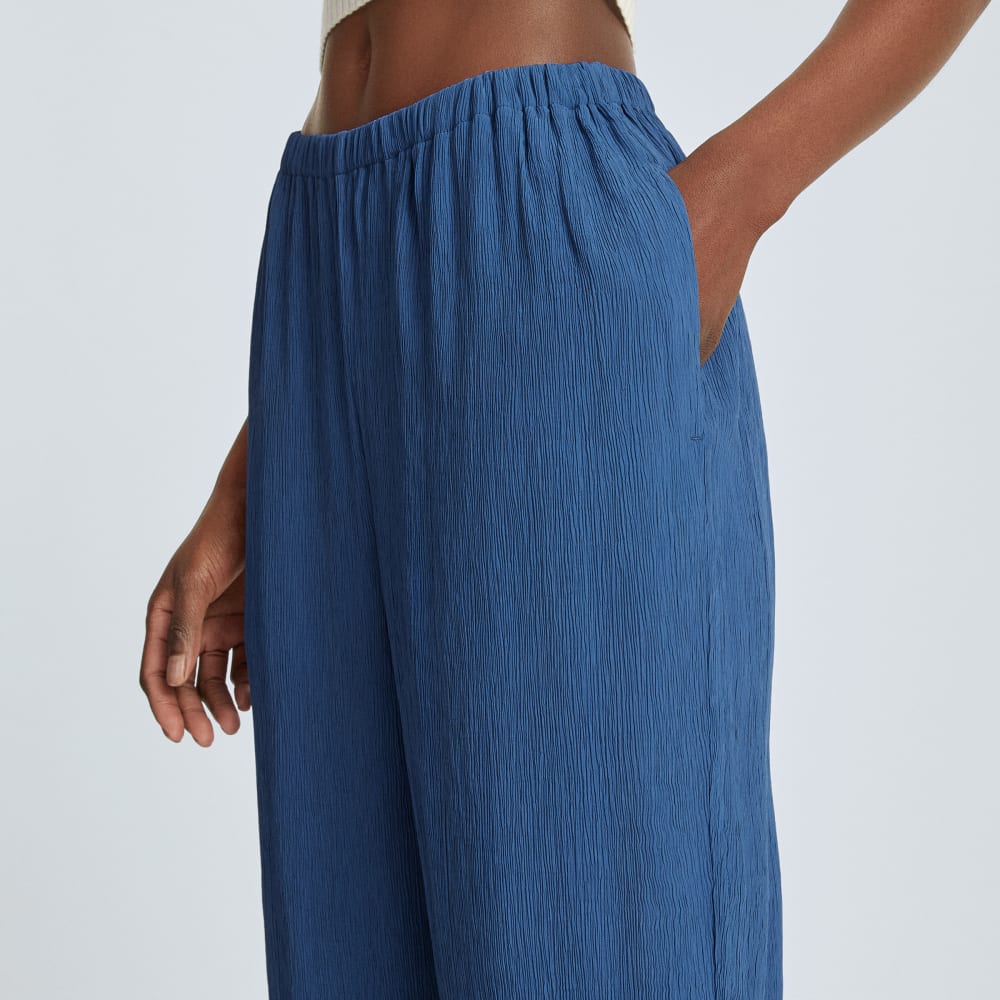 The Naia™ Ripple Pant in Deep Blue — detail view