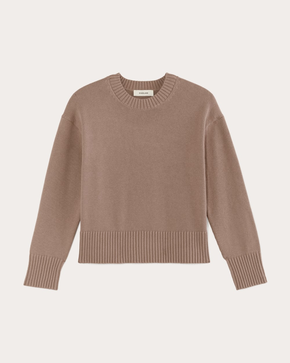 The Boxy Sweater in Everyday Cotton in Rose Dusk — alternate view