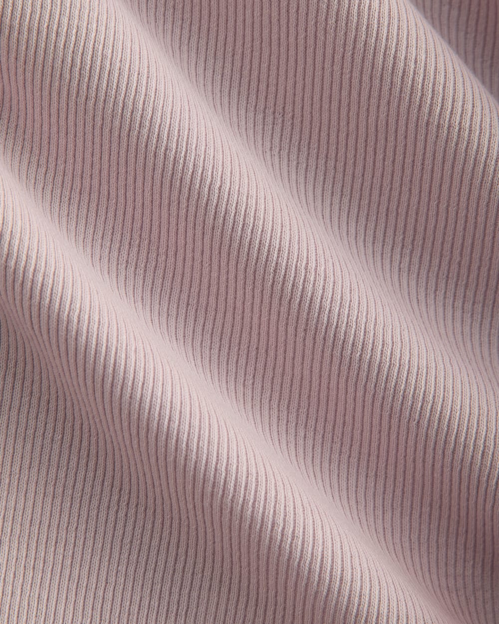 Luxe Rib Button-Up Top in Burnished Lilac — detail view