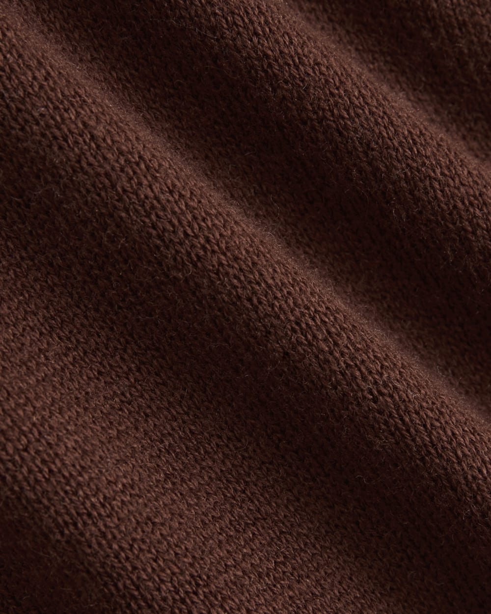 Deep V-Neck Cardigan in Cotton Merino in Whipped Cream — detail view