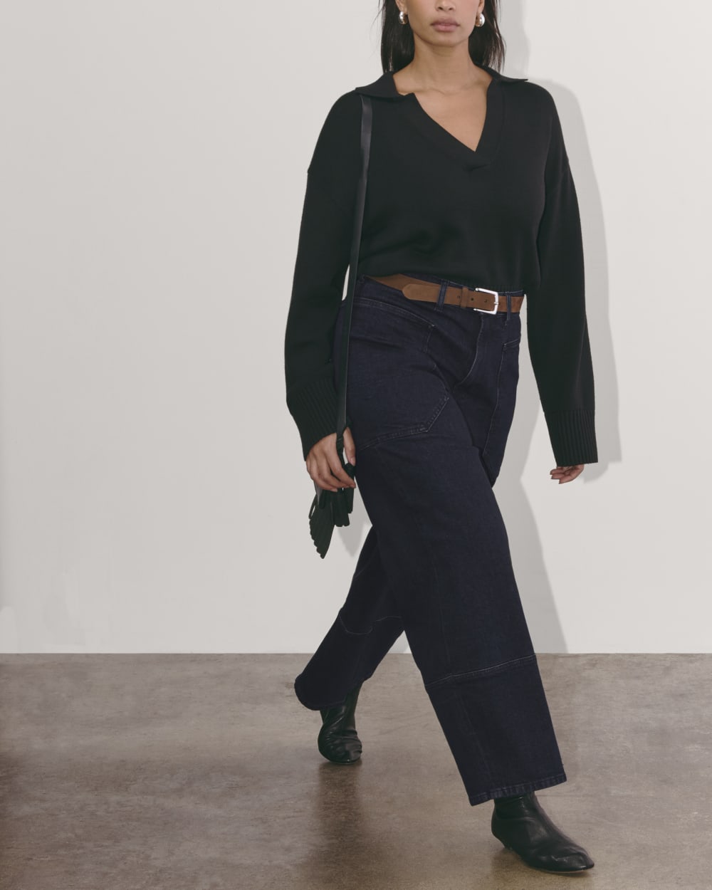 The Way-High® Gardener Jean in Deep Rinse — detail view
