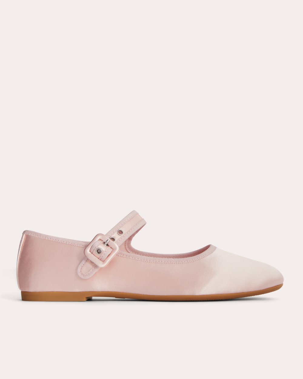 The Day Buckle Mary Jane in Tutu Pink Satin — front view