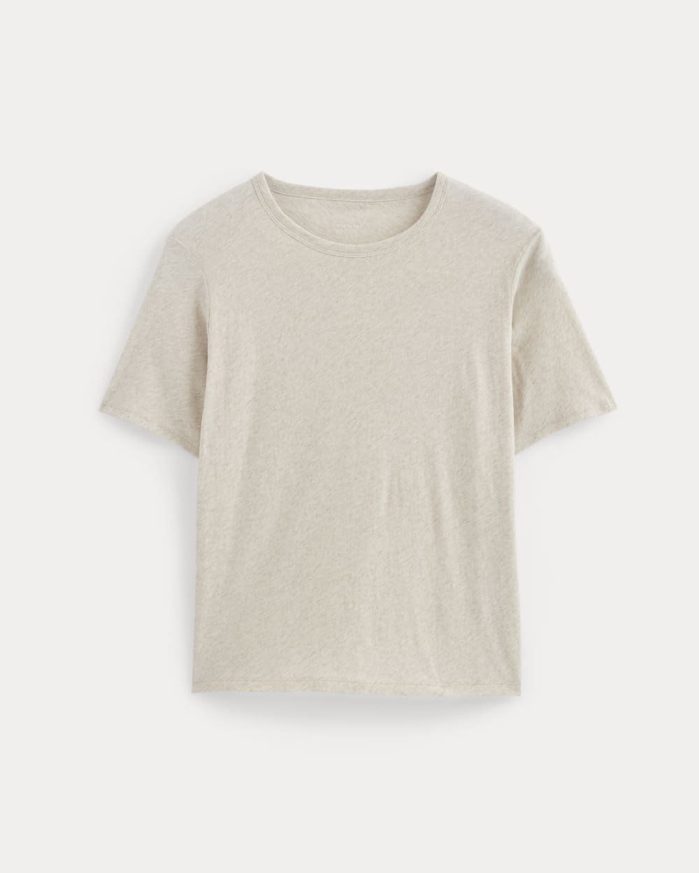 The Air Tee in Heathered Oat — alternate view